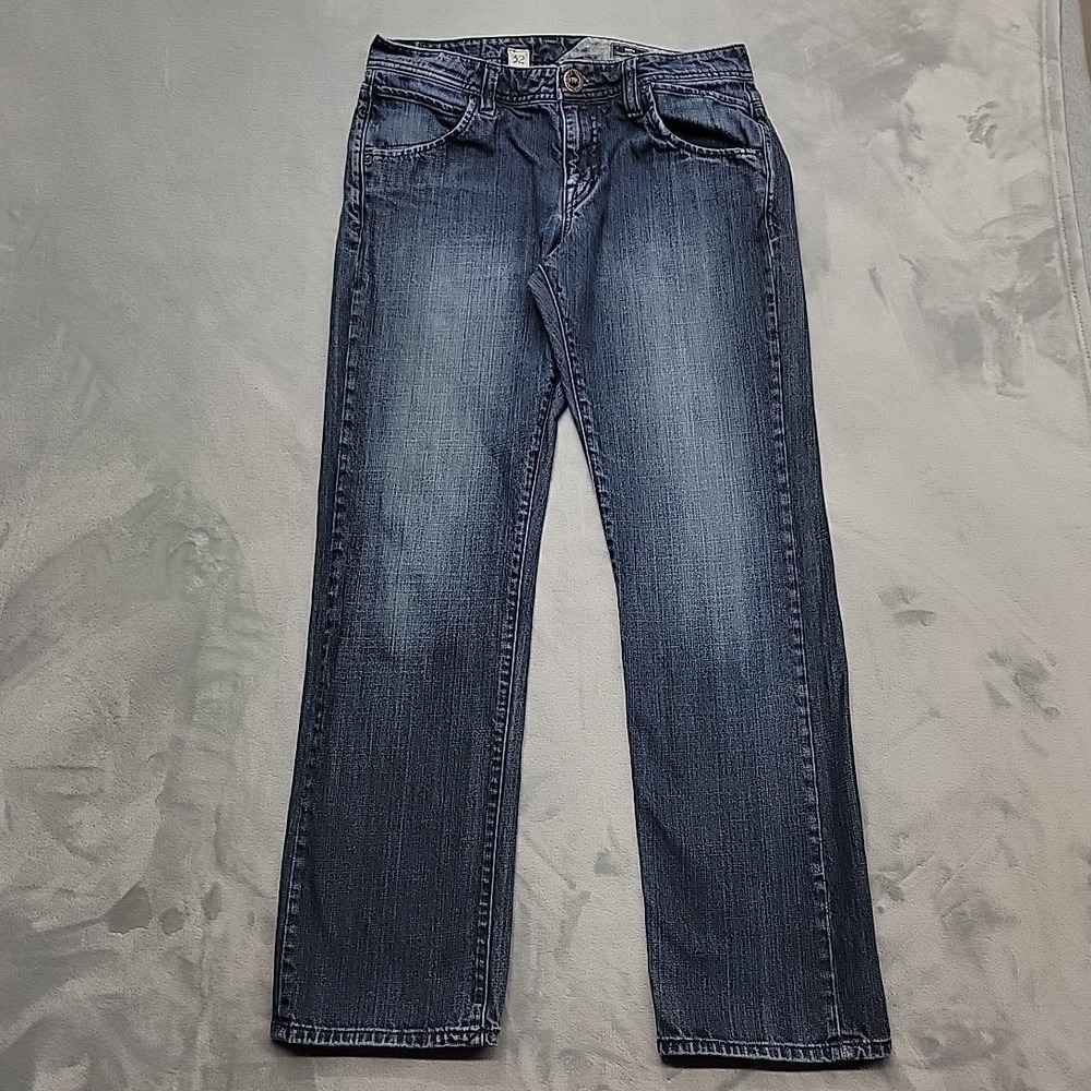 Volcom Jeans Mens 32x30 Blue Nova Modern Straight Fit Skater Skate Y2K